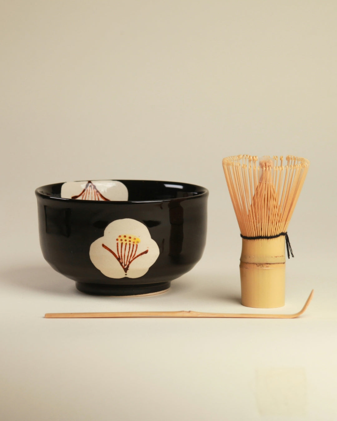 TSUBAKI Matcha-Schale (schwarz)